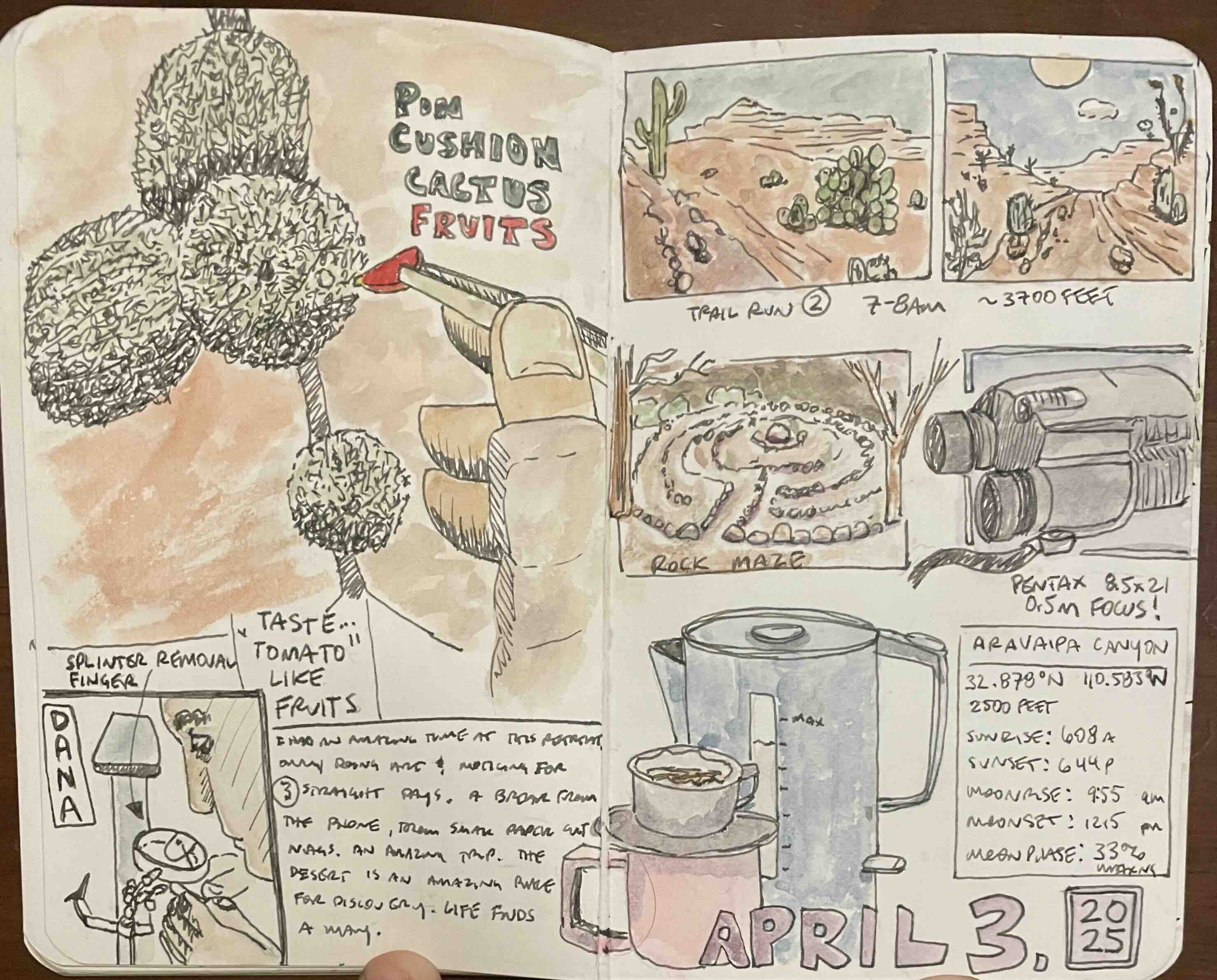 Arizona Nature Journaling