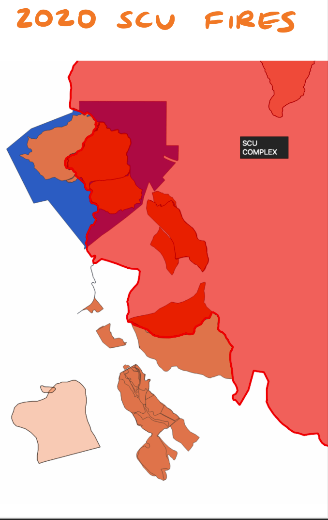 SCU lightning complex mapping